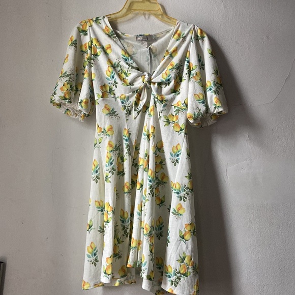 ASOS lemon print tea dress - Picture 1 of 6
